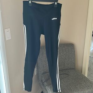 Adidas leggings with side stripes